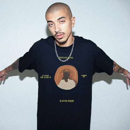 Must-Have Kanye West 'JESUS IS KING' T-Shirt – Limited Edition 1:1 Foam Print!