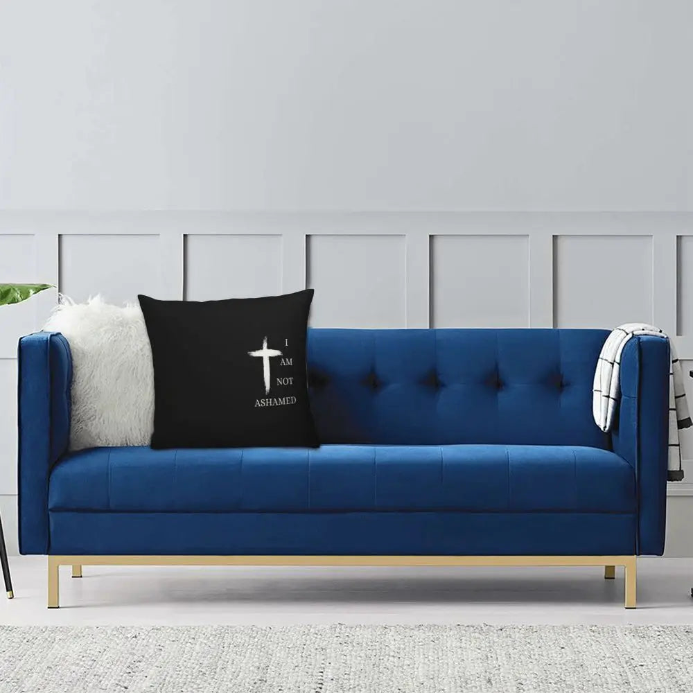 Modern Faith Meets Home Comfort: Jesus 'The Way, The Truth, The Life' Cushion Cover