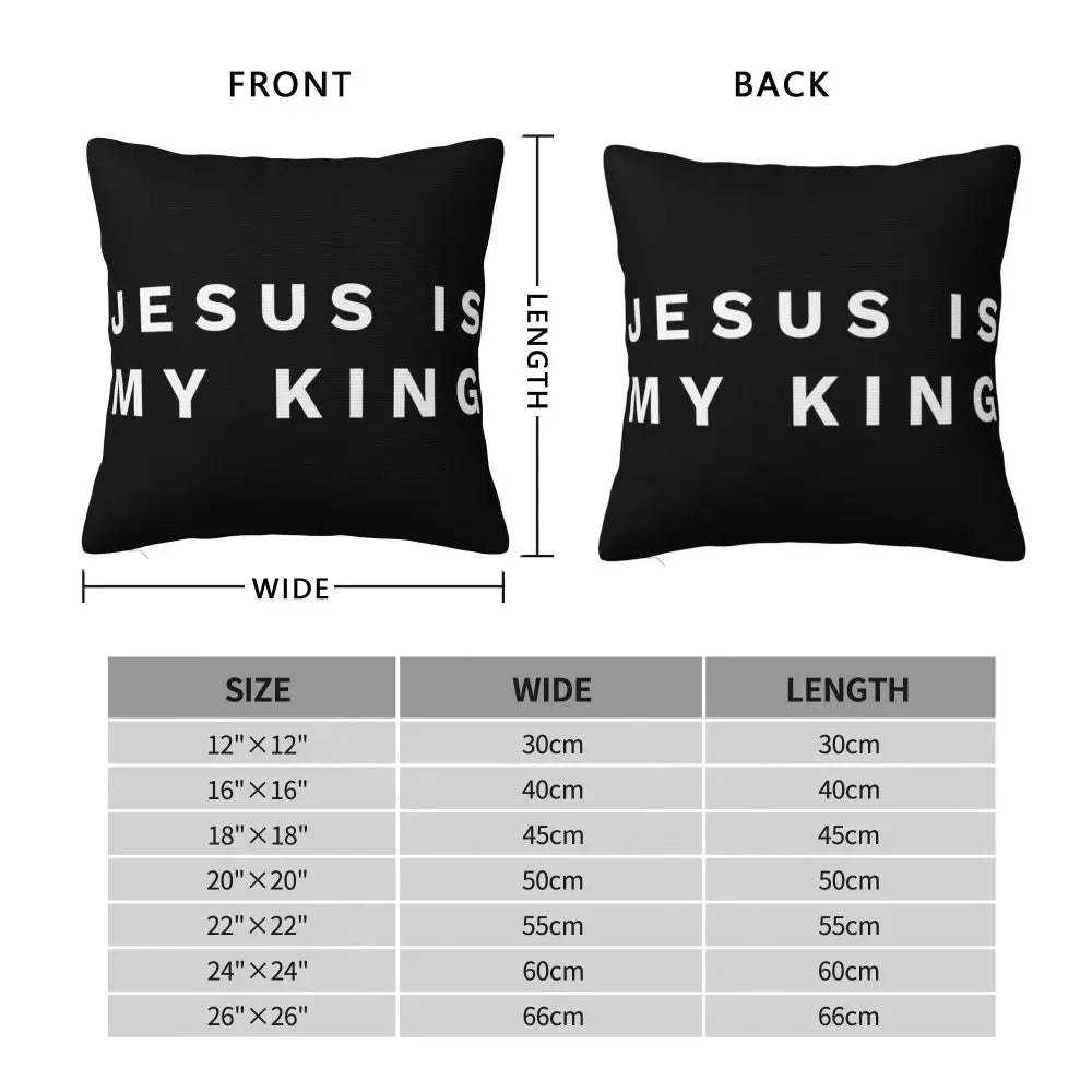 Modern Faith Meets Home Comfort: Jesus 'The Way, The Truth, The Life' Cushion Cover