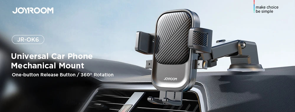 🚴 Ride Smarter, Not Harder! — Joyroom 360° Bike Phone Holder
Universal Shockproof Bracket for 4.7–7” Phones | GPS & Navigation Ready