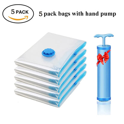 Vacuum Storage Bags Wardrobe Organizer Vacuum Seal Bag Space Saving Bags for Clothes Pillow Bedding Blanket Packaging Storager