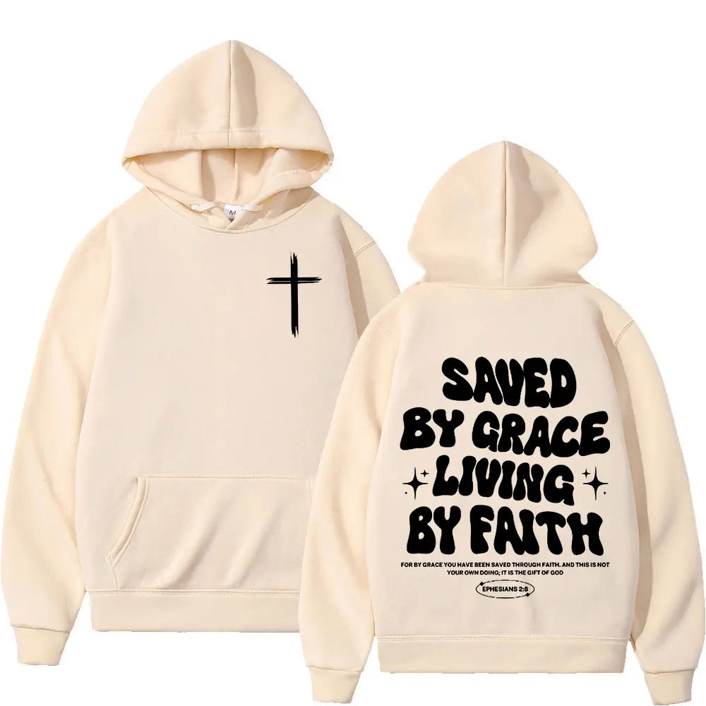 Faith Meets Fashion: Must-Have Jesus Bible Verse Hoodie for Your Y2K Wardrobe!"