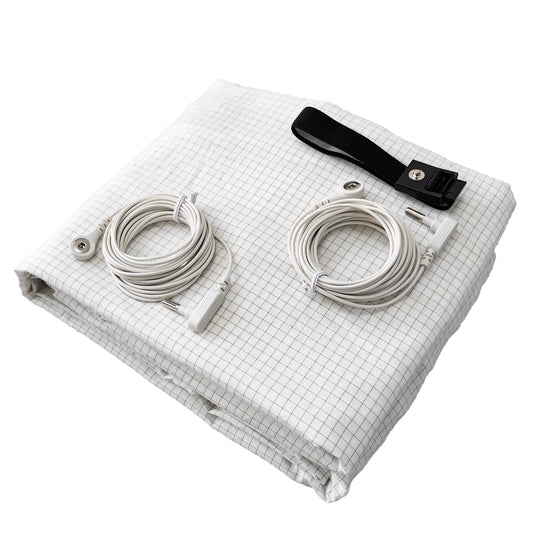 ⚡ Sleep Grounded, Live Energized – 10% Silver Fiber Earthing Fitted Bed Sheet