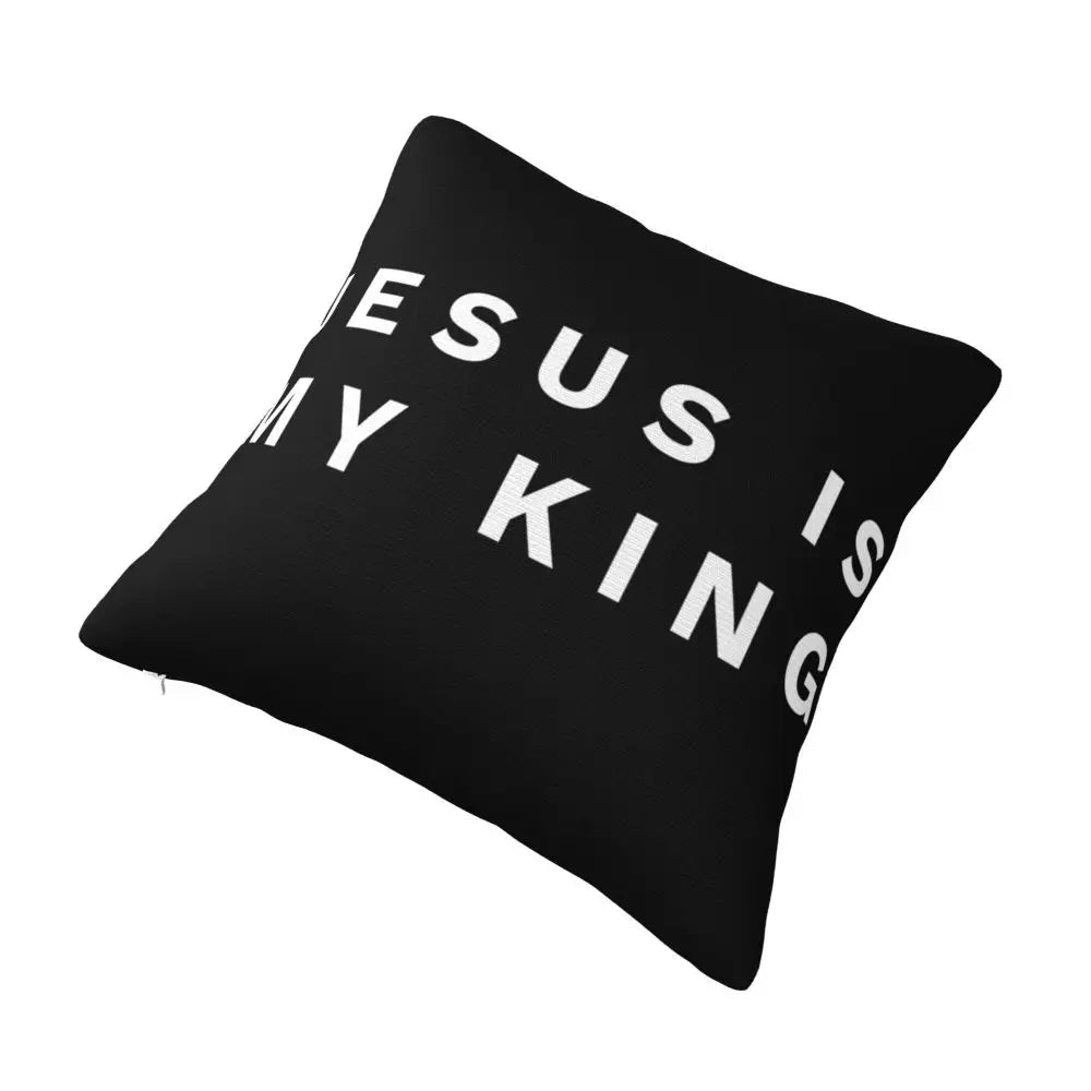 Modern Faith Meets Home Comfort: Jesus 'The Way, The Truth, The Life' Cushion Cover