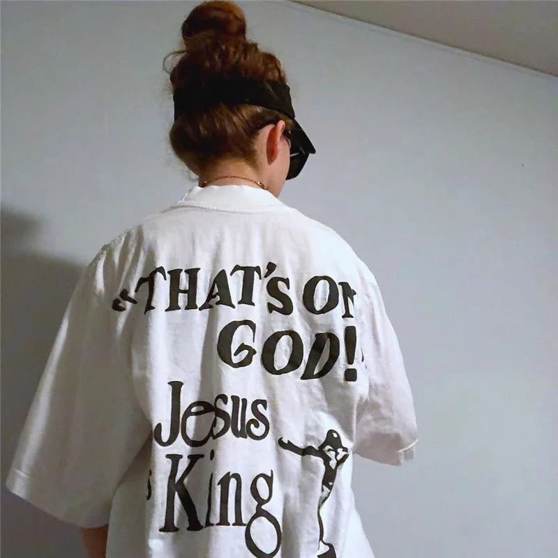 Must-Have Kanye West 'JESUS IS KING' T-Shirt – Limited Edition 1:1 Foam Print!