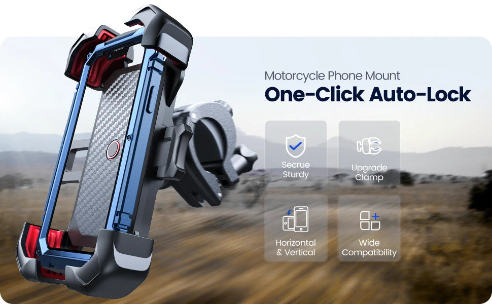 🚴 Ride Smarter, Not Harder! — Joyroom 360° Bike Phone Holder
Universal Shockproof Bracket for 4.7–7” Phones | GPS & Navigation Ready