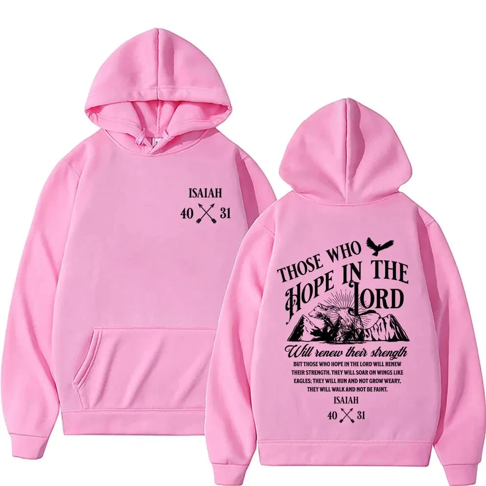 ✝️ Stay Warm in Faith – Y2K Jesus Letter Print Hoodie 🔥