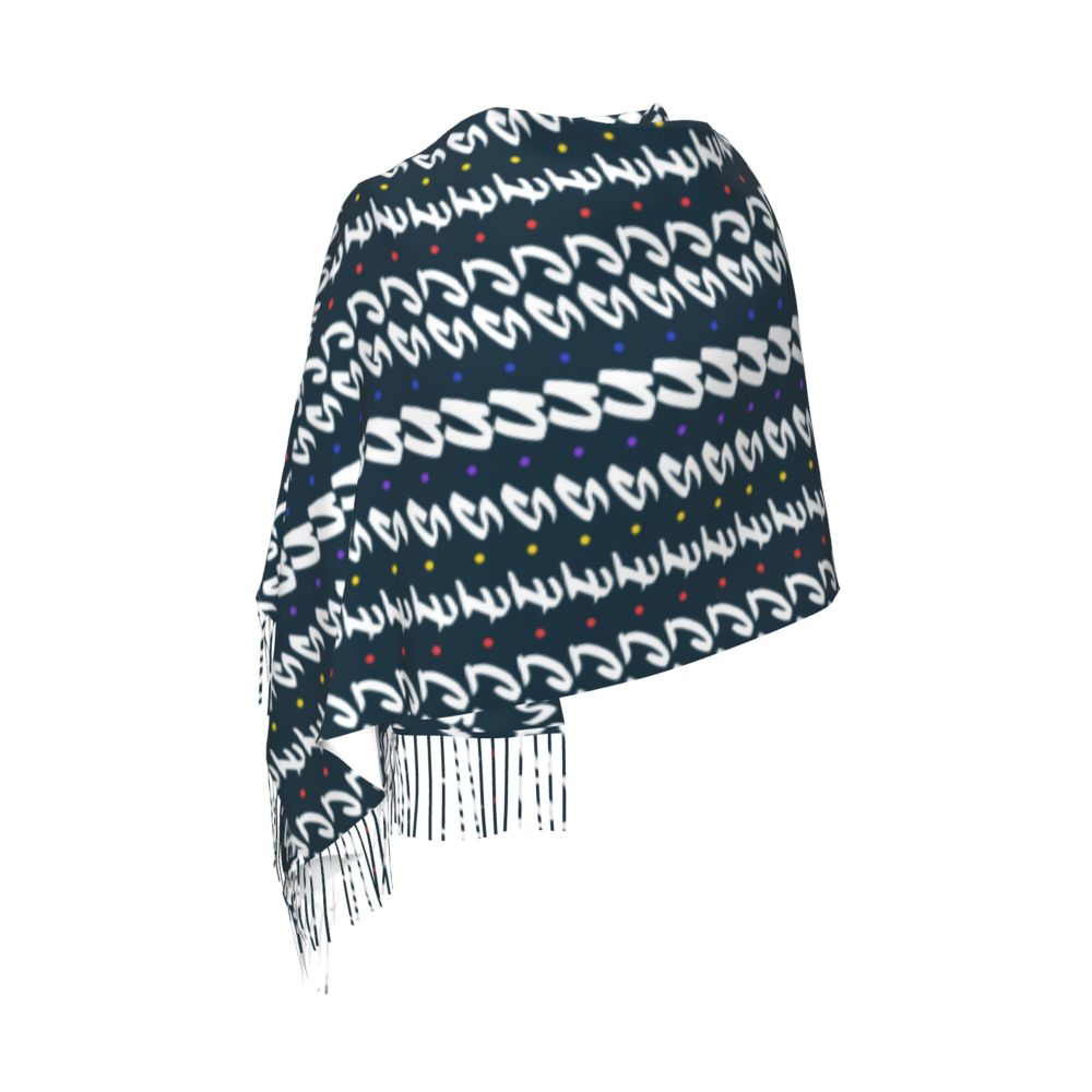 Stay Warm in Style: Jesus 'The Way, The Truth, The Life' Tassel Scarf