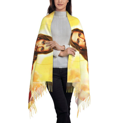 Wrap Yourself in Faith: Custom Jesus Bible Verse Tassel Scarf – Soft, Stylish, and Perfect for Winter!