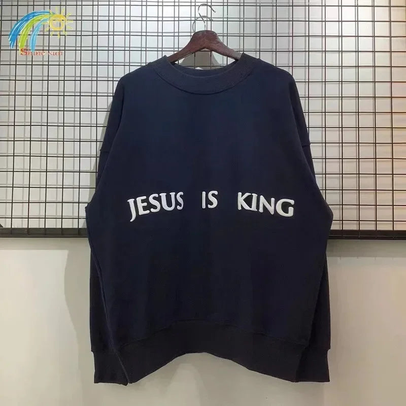 Must-Have Kanye West 'Jesus is King' O-Neck Sweatshirt – The Ultimate High-Quality Pullover!