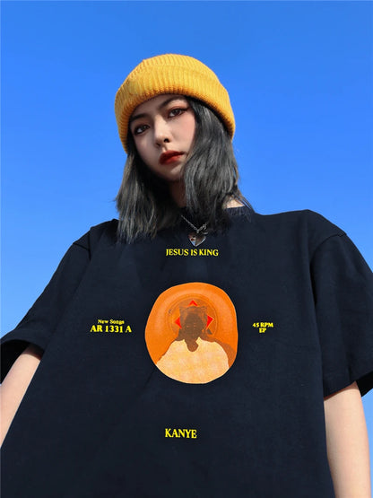 Must-Have Kanye West 'JESUS IS KING' T-Shirt – Limited Edition 1:1 Foam Print!