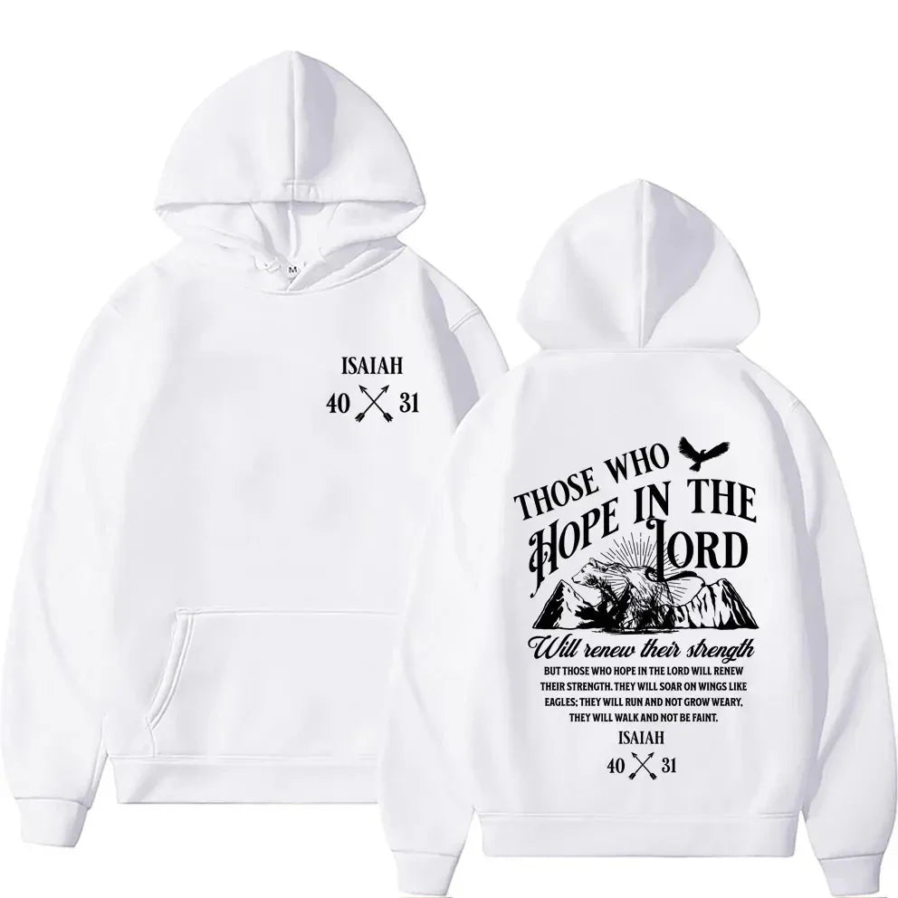 ✝️ Stay Warm in Faith – Y2K Jesus Letter Print Hoodie 🔥