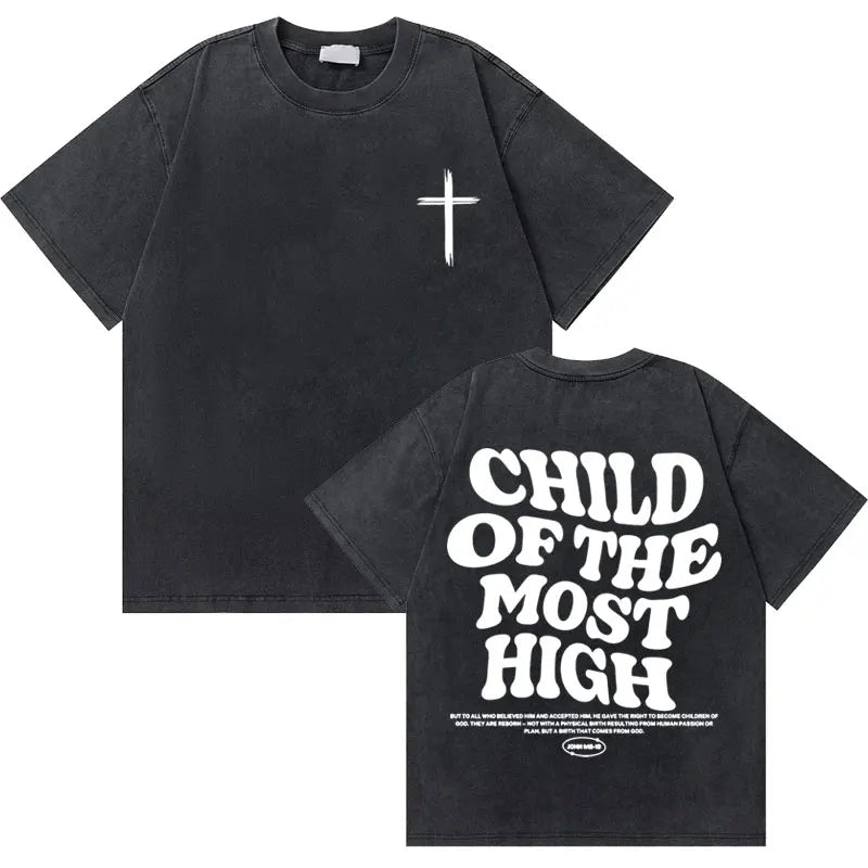 🔥 Washed Vintage “God Loves You” Tee – The Good News You Can Wear!