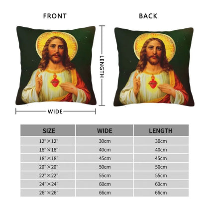 Modern Faith Meets Home Comfort: Jesus 'The Way, The Truth, The Life' Cushion Cover