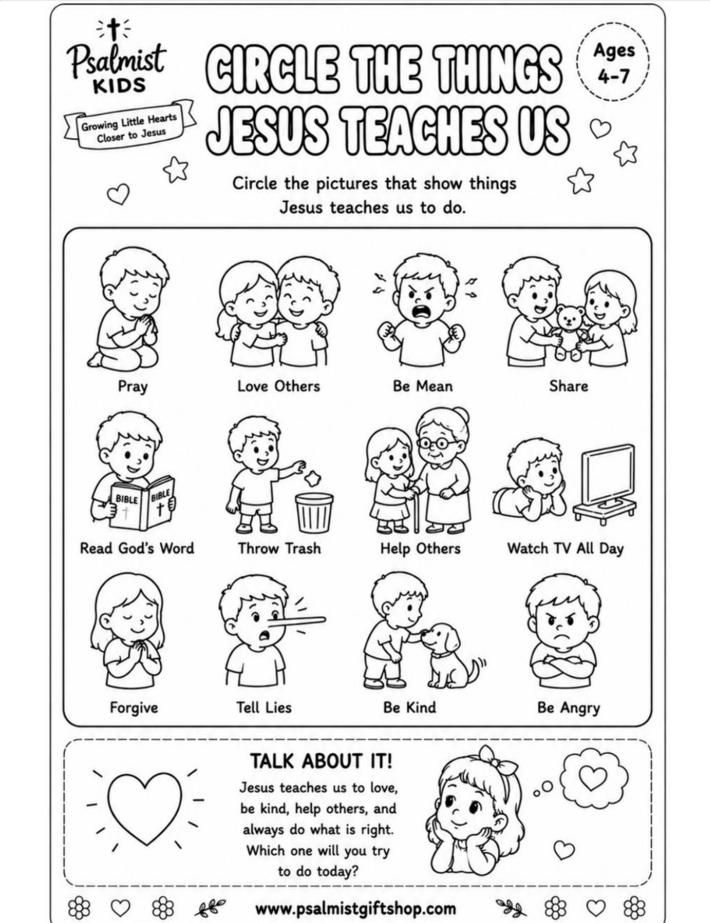 My Psalmist Kids Activity Book – Bundle 1