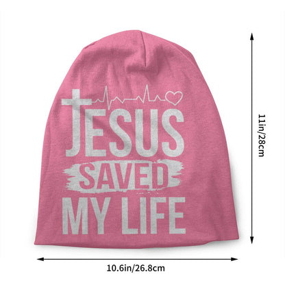 Custom Yeshua Jesus Christian Skullies Beanies Caps Unisex Winter Warm Knit Hat Adult Religion Faith Bonnet Hats Outdoor Ski Cap