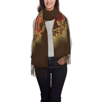 Wrap Yourself in Faith: Custom Jesus Bible Verse Tassel Scarf – Soft, Stylish, and Perfect for Winter!