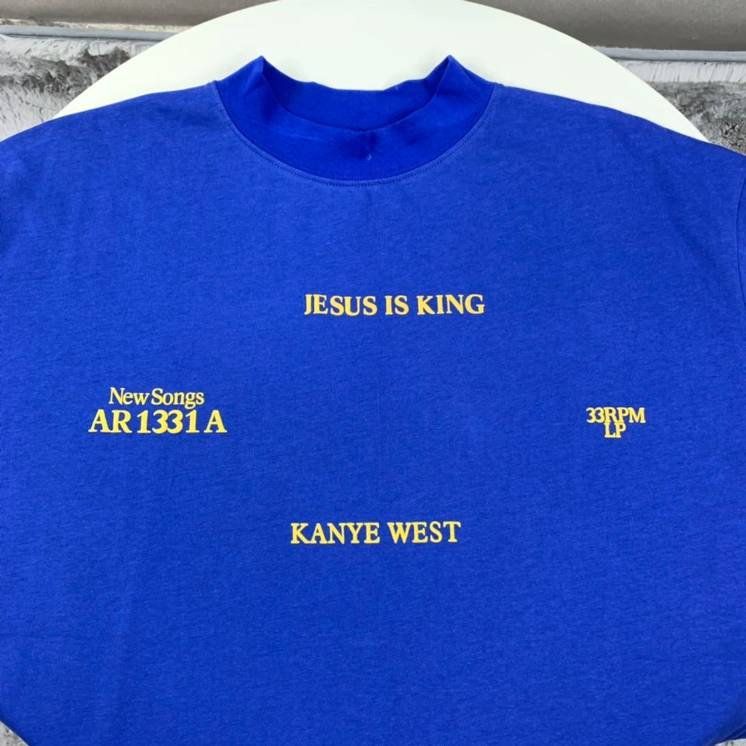 Must-Have Kanye West 'JESUS IS KING' T-Shirt – Limited Edition 1:1 Foam Print!