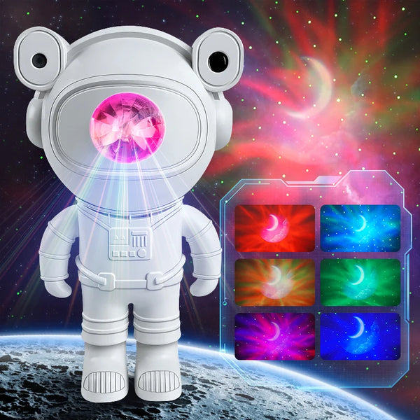 🚀 Kids' DIY Projector Night Light: Illuminate Imagination with Astronauts and Galaxies! 🌌✨ [Remote Control | 360° Adjustable Design]