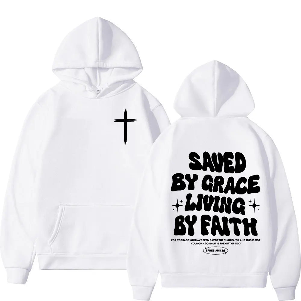 Faith Meets Fashion: Must-Have Jesus Bible Verse Hoodie for Your Y2K Wardrobe!"