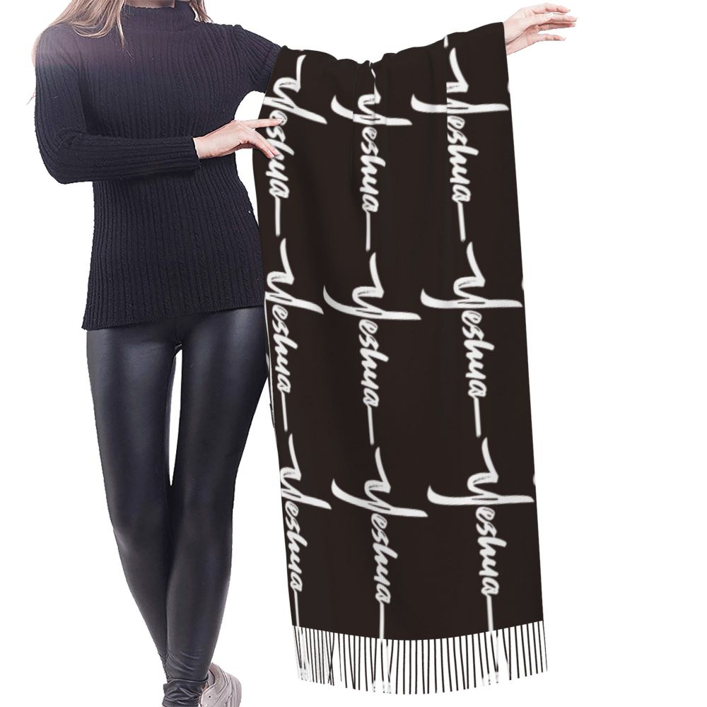 Stay Warm in Style: Jesus 'The Way, The Truth, The Life' Tassel Scarf