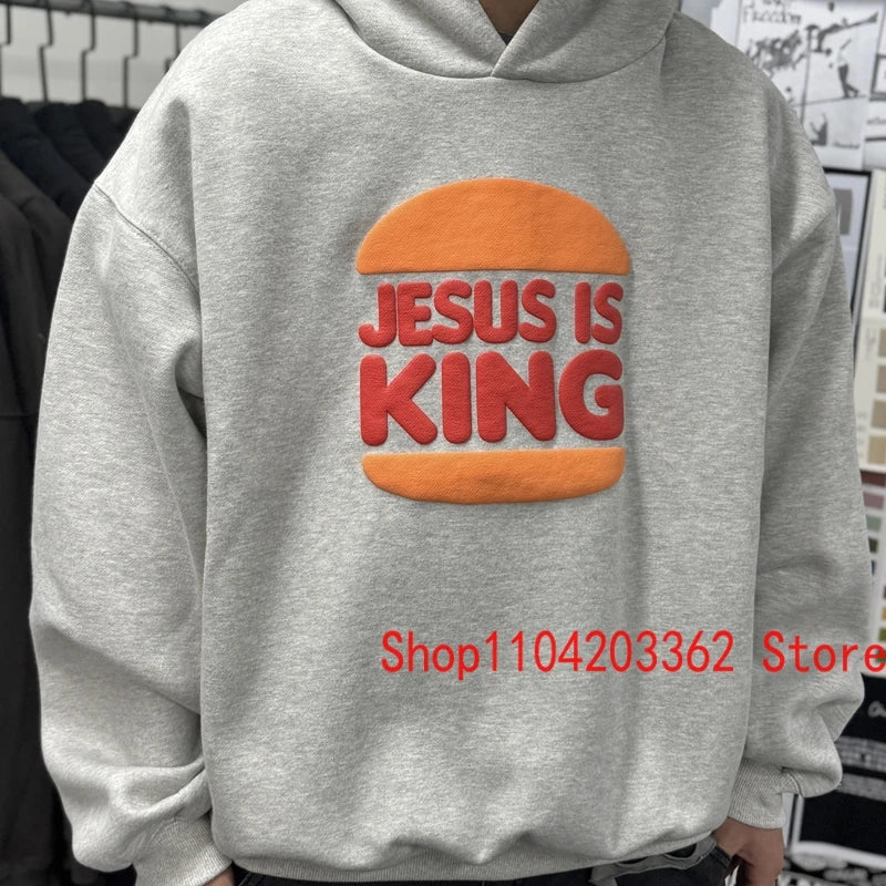 Limited Edition Kanye West 'JESUS IS KING' Hoodie – The Ultimate Hip-Hop Streetwear Flex!