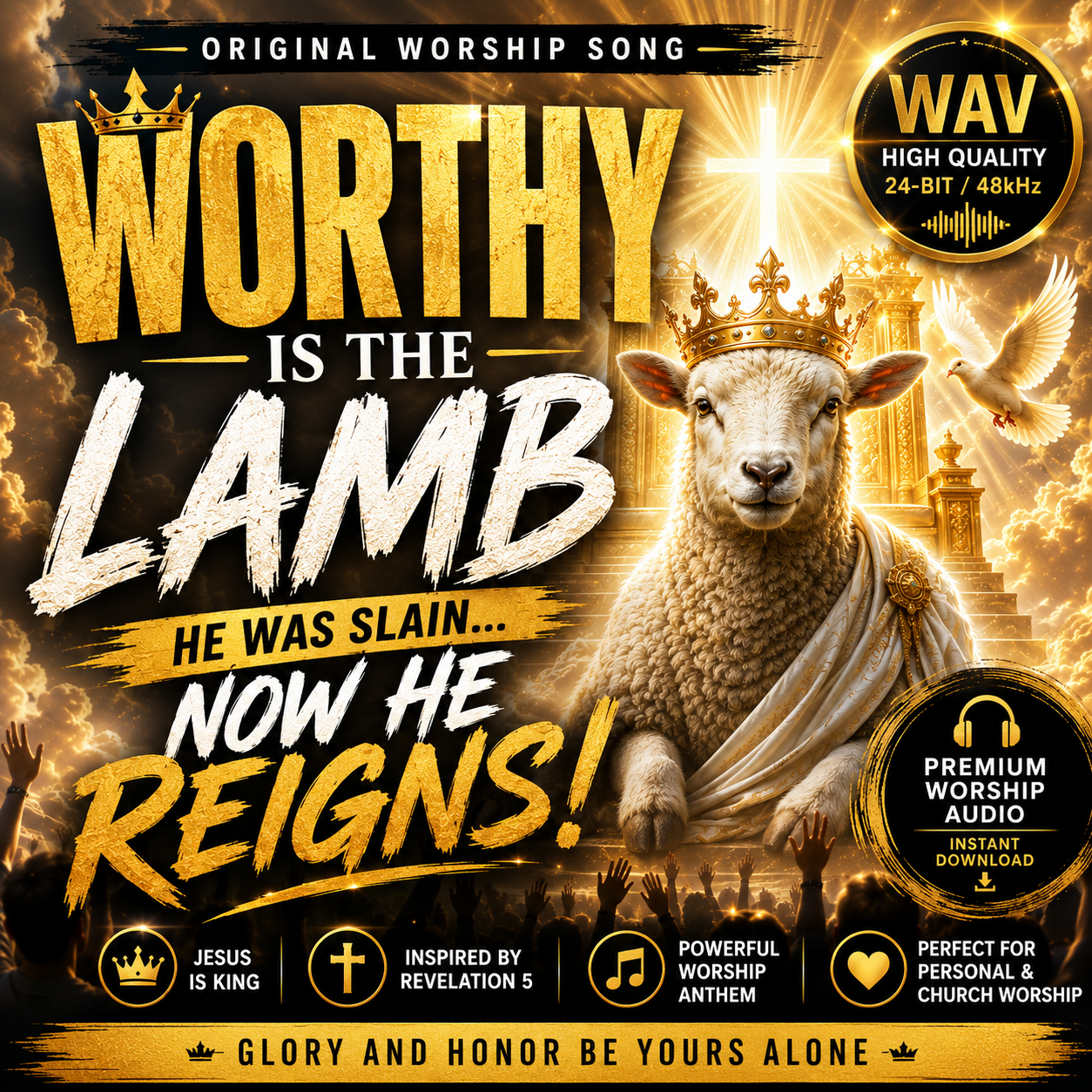 Worthy Is The Lamb (Original Worship Song) – Digital MP3 Download