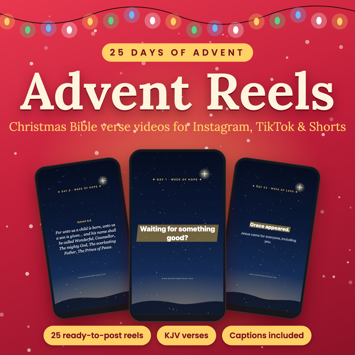 The Christmas Bundle — Reels, Devotional & Album