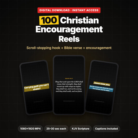 Christian Encouragement — 100 Verse Reels