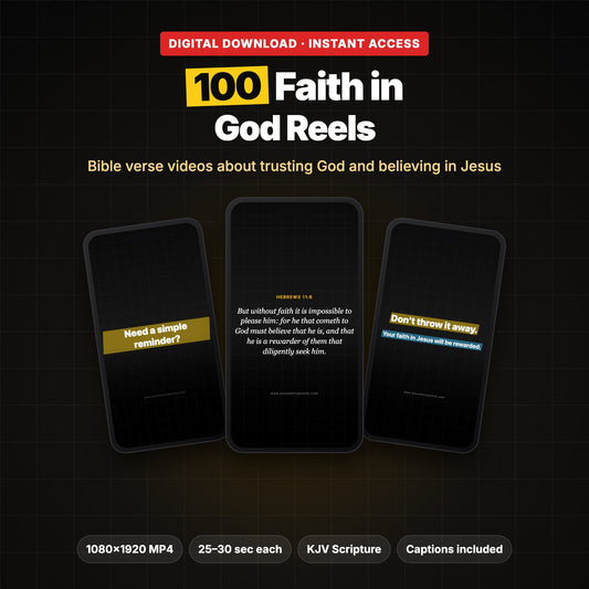 Faith in God — 100 Verse Reels