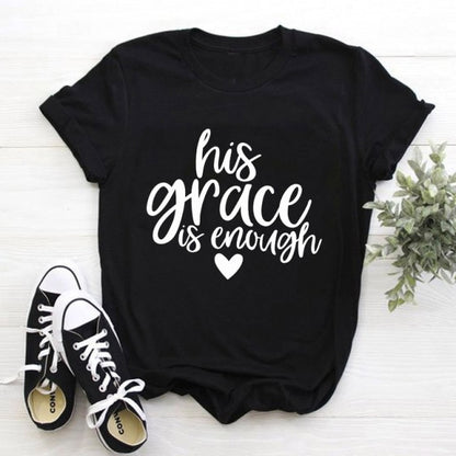 His Grace is Enough Christian Jesus Womens Shirt