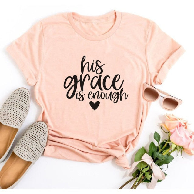 His Grace is Enough Christian Jesus Womens Shirt