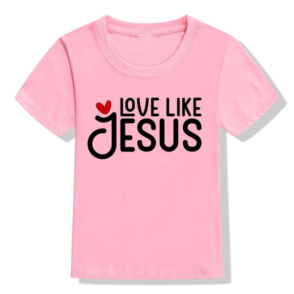 Love Like Jesus Kids Valentine's Day Christian Tshirts