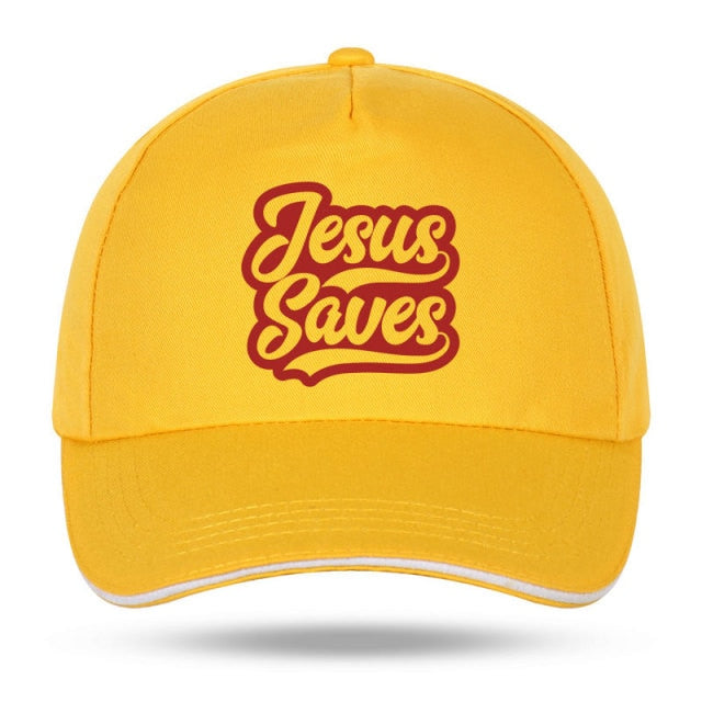 NEW !!! Jesus Saves Christian Baseball Caps