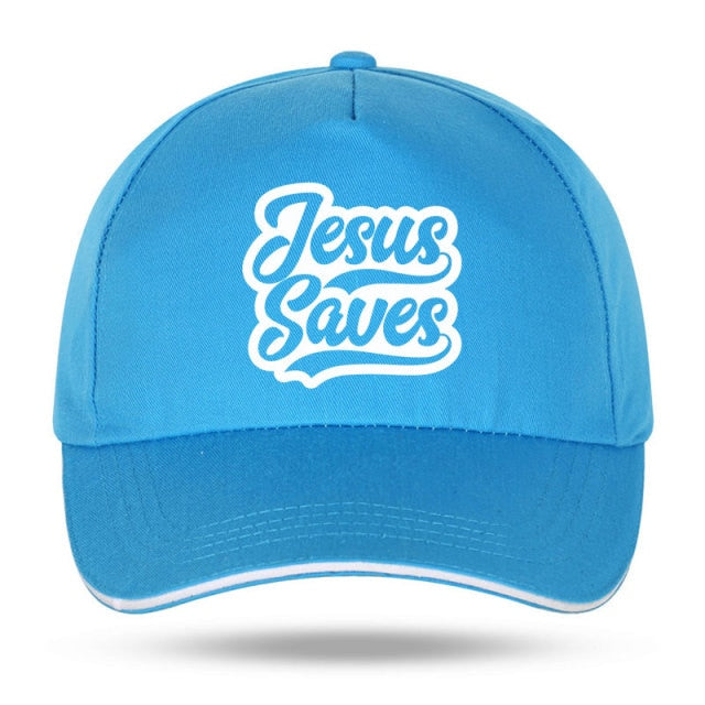 NEW !!! Jesus Saves Christian Baseball Caps