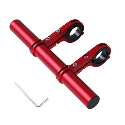 Aluminum Alloy Bicycle Handlebar Extender Mount Mountain MTB Bike Cycling Headlight Bracket Lamp Flashlight Holder Accessories