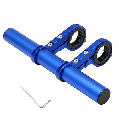 Aluminum Alloy Bicycle Handlebar Extender Mount Mountain MTB Bike Cycling Headlight Bracket Lamp Flashlight Holder Accessories