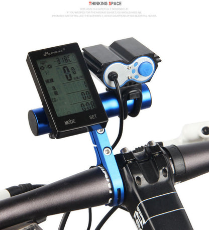 Aluminum Alloy Bicycle Handlebar Extender Mount Mountain MTB Bike Cycling Headlight Bracket Lamp Flashlight Holder Accessories