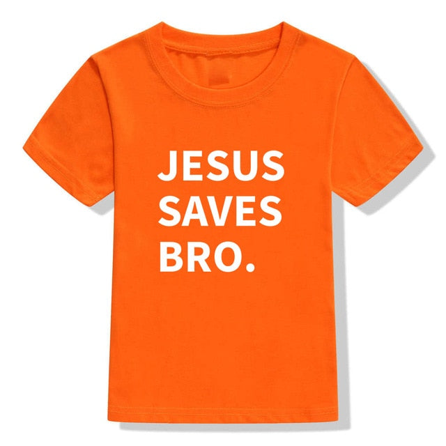 Jesus Saves Bro Baby Toddler Kids T-Shirt