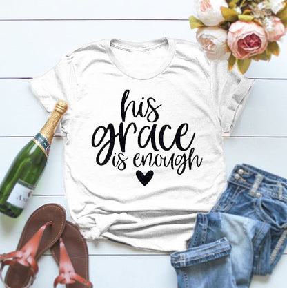 His Grace is Enough Christian Jesus Womens Shirt