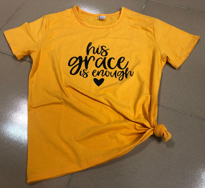 His Grace is Enough Christian Jesus Womens Shirt